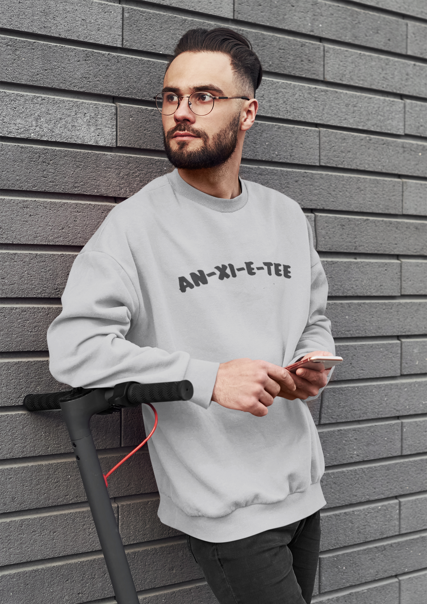 An-xi-et-tee Sweatshirt - Mental Health Awareness.