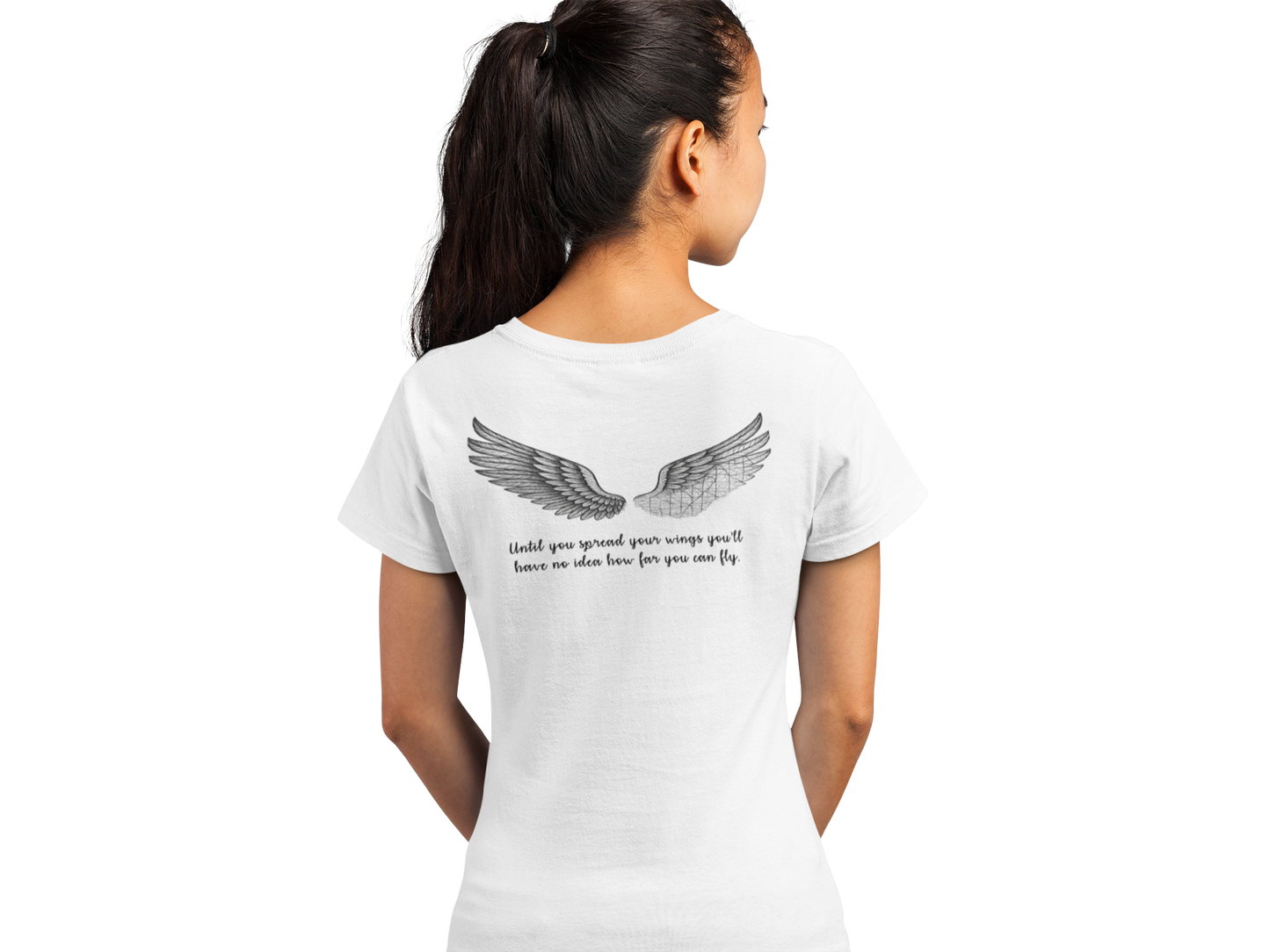 Spread Your Wings - Ladies Scoop Neck Tee